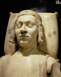 Podobizna hrobky Karla V. „Moudrý“ (1338-80), kolem 1364 (mramor) (viz také 95784)